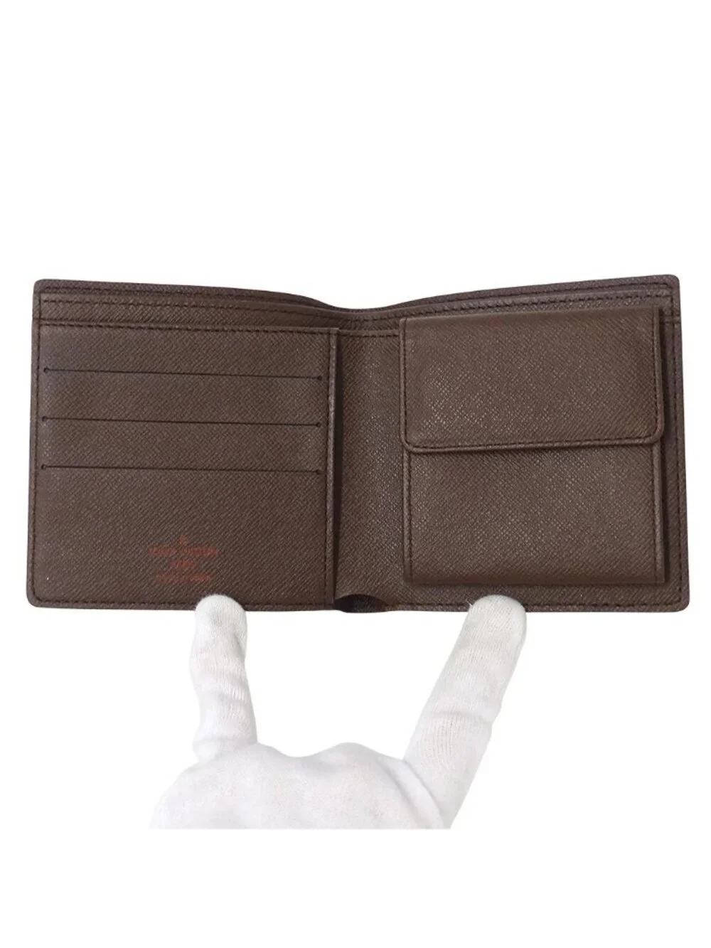 Louis Vuitton Wallet Damier Bifold Portefeuille Marco Brown